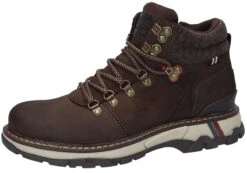 "Boots" Laced Boots Dark Brown By Dockers By Gerli