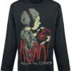 "Walkman" Long-sleeve Shirt Black By Korn -Fashionable Men's Clothing Store 504258a