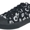"Sneakers With Occult Symbols" Sneakers Black By Gothicana By EMP -Fashionable Men's Clothing Store 504854a