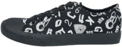 "Sneakers With Occult Symbols" Sneakers Black By Gothicana By EMP -Fashionable Men's Clothing Store 504854a4