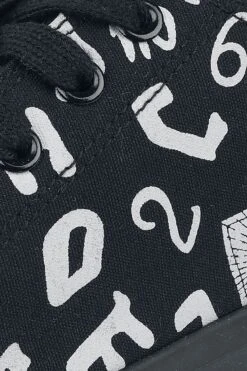 "Sneakers With Occult Symbols" Sneakers Black By Gothicana By EMP -Fashionable Men's Clothing Store 504854d