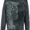 "Celtic Tattoo" Sweatshirt Black By Outer Vision -Fashionable Men's Clothing Store 506880a