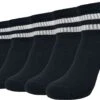 "Sporty Half-Cuff Logo Socks 5-Pack" Socks Black By Urban Classics 2 "Sporty Half-Cuff Logo Socks 5-Pack" Socks Black By Urban Classics -Fashionable Men's Clothing Store 506982