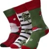 "Stripe Santa Christmas Socks 3-Pack" Socks Multicolour By Urban Classics -Fashionable Men's Clothing Store 507027