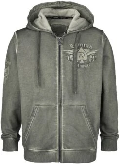 "EMP Signature Collection" Hooded Zip Olive By Motörhead