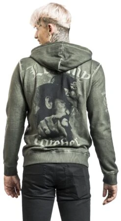 "EMP Signature Collection" Hooded Zip Olive By Motörhead -Fashionable Men's Clothing Store 507775wb