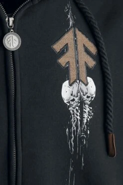 "EMP Signature Collection" Hooded Zip Black By Amon Amarth -Fashionable Men's Clothing Store 507776d