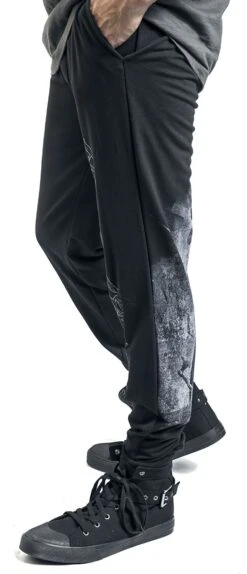 "One Thousand Solid" Tracksuit Trousers Black By Amon Amarth -Fashionable Men's Clothing Store 508962wa2