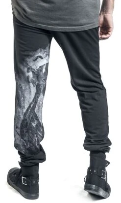 "One Thousand Solid" Tracksuit Trousers Black By Amon Amarth -Fashionable Men's Clothing Store 508962wb