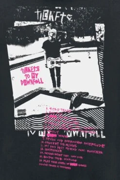 "Tickets To My Downfall Tracklist" Hooded Sweater Black By Machine Gun Kelly 9 "Tickets To My Downfall Tracklist" Hooded Sweater Black By Machine Gun Kelly -Fashionable Men's Clothing Store 509017d2