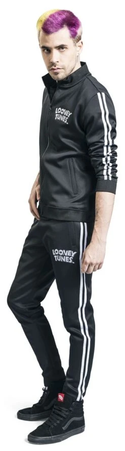 "Road Runner - Beep! Beep!" Tracksuit Black By Looney Tunes -Fashionable Men's Clothing Store 509782wa2