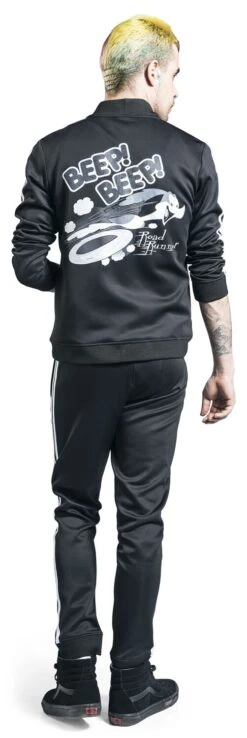 "Road Runner - Beep! Beep!" Tracksuit Black By Looney Tunes -Fashionable Men's Clothing Store 509782wb