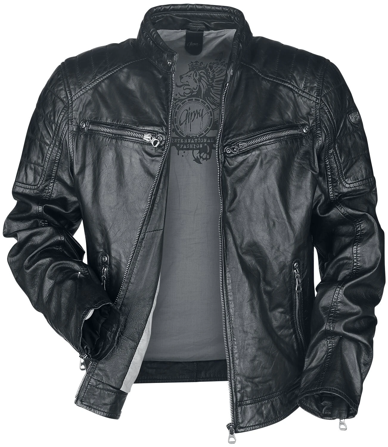 "GB Derry Laorv" Leather Jacket Black By Gipsy 5 "GB Derry Laorv" Leather Jacket Black By Gipsy - Image 3