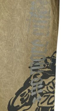 "Rock Rebel X Route 66 - Green T-Shirt With Wash And Print" T-Shirt Olive By Rock Rebel By EMP -Fashionable Men's Clothing Store 510902d2