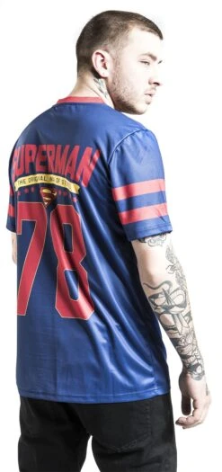 "Logo" Jersey Dark Blue By Superman -Fashionable Men's Clothing Store 510973wb