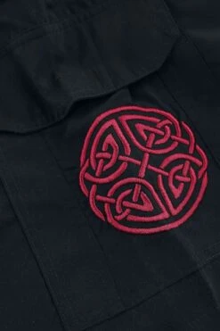 "Swim Shorts With Viking Print" Swim Shorts Black By Black Premium By EMP -Fashionable Men's Clothing Store 511371d