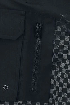 "Swimshorts With Chessboard Print" Swim Shorts Black By RED By EMP -Fashionable Men's Clothing Store 511481d2