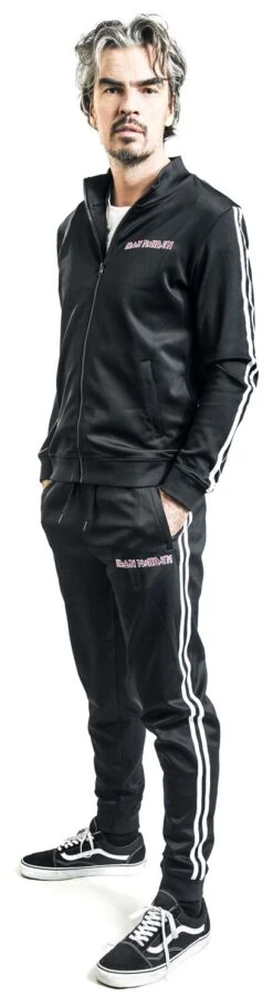 "Number Of The Beast" Tracksuit Black By Iron Maiden -Fashionable Men's Clothing Store 511546wc