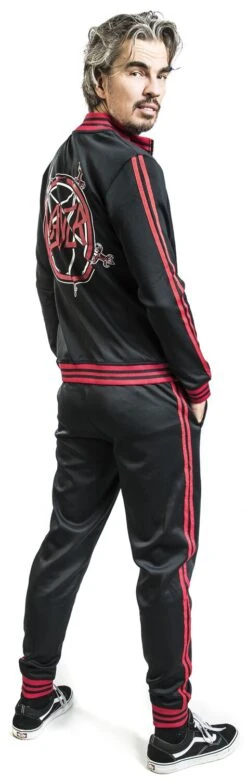 "War Devil" Tracksuit Black-red By Slayer -Fashionable Men's Clothing Store 511548wb