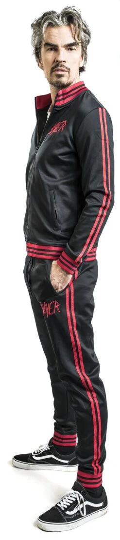 "War Devil" Tracksuit Black-red By Slayer -Fashionable Men's Clothing Store 511548wc