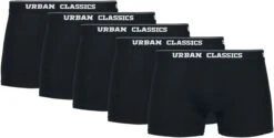 "Organic Boxer Shorts 5-Pack" Boxers Black By Urban Classics