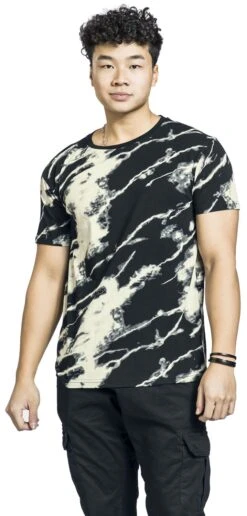 "Batik T- Shirt" T-Shirt Black-old White By RED By EMP -Fashionable Men's Clothing Store 512144wa