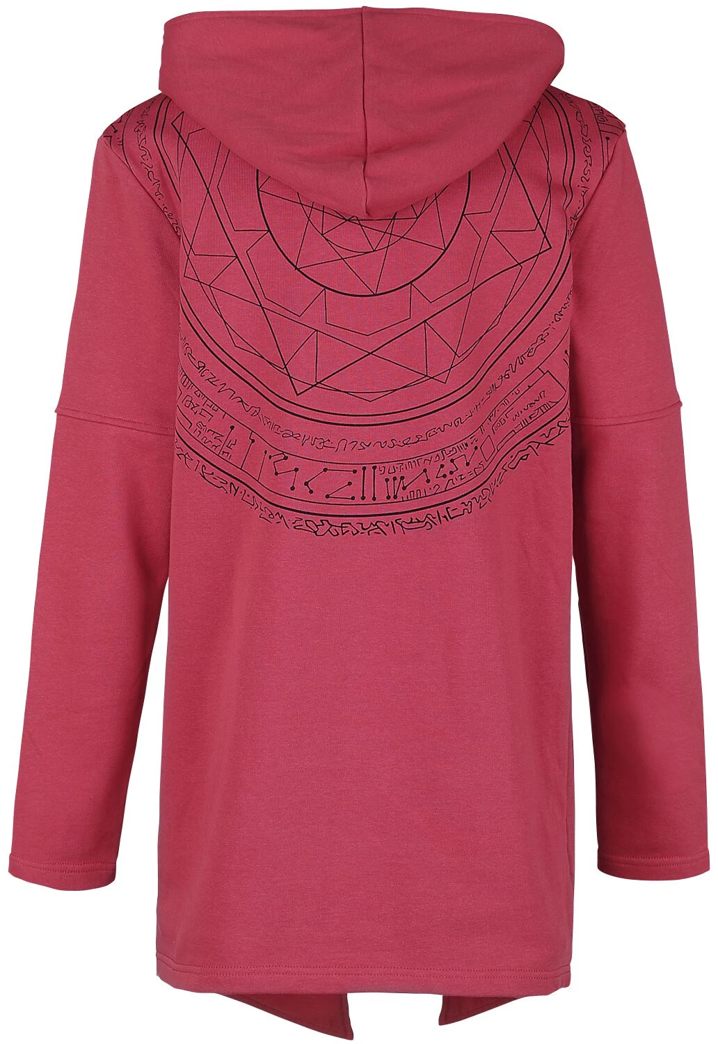 "In The Multiverse Of Madness - Multiverse" Hooded Zip Red By Doctor Strange 4 "In The Multiverse Of Madness - Multiverse" Hooded Zip Red By Doctor Strange - Image 2