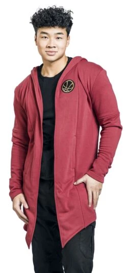 "In The Multiverse Of Madness - Multiverse" Hooded Zip Red By Doctor Strange 12 "In The Multiverse Of Madness - Multiverse" Hooded Zip Red By Doctor Strange -Fashionable Men's Clothing Store 512156wa