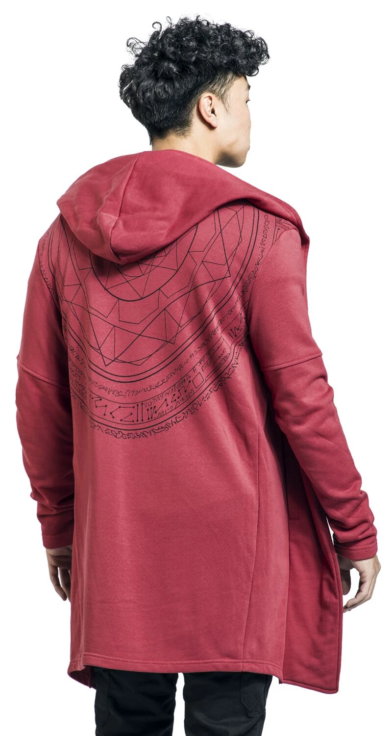 "In The Multiverse Of Madness - Multiverse" Hooded Zip Red By Doctor Strange 8 "In The Multiverse Of Madness - Multiverse" Hooded Zip Red By Doctor Strange - Image 6