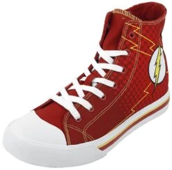 "Flash Logo" Sneakers High Red-yellow By The Flash
