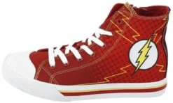 "Flash Logo" Sneakers High Red-yellow By The Flash -Fashionable Men's Clothing Store 512423a4