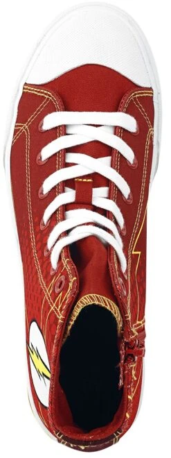 "Flash Logo" Sneakers High Red-yellow By The Flash -Fashionable Men's Clothing Store 512423a5