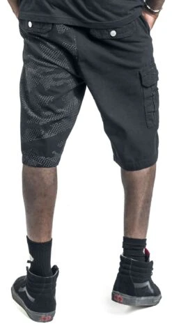 "Patterned Shorts" Shorts Black By EMP Stage Collection -Fashionable Men's Clothing Store 512523wb