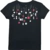 "Kids’ T-shirt With Rock Hand And Stars" T-Shirt Black By EMP Stage Collection -Fashionable Men's Clothing Store 512544a