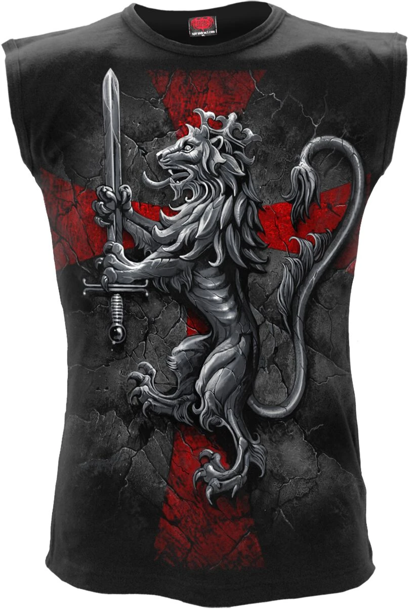 "Valiant" Tanktop Black By Spiral 3 "Valiant" Tanktop Black By Spiral