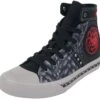 "Targaryen - Fire And Blood" Sneakers High Black By Game Of Thrones -Fashionable Men's Clothing Store 513261a