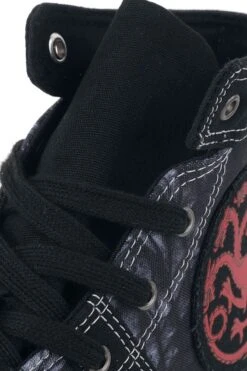 "Targaryen - Fire And Blood" Sneakers High Black By Game Of Thrones -Fashionable Men's Clothing Store 513261d