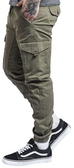 "JJIPAUL JJFLAKE AKM" Cargo Trousers Olive By Jack & Jones 14 "JJIPAUL JJFLAKE AKM" Cargo Trousers Olive By Jack & Jones -Fashionable Men's Clothing Store 514109wa2