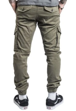 "JJIPAUL JJFLAKE AKM" Cargo Trousers Olive By Jack & Jones 15 "JJIPAUL JJFLAKE AKM" Cargo Trousers Olive By Jack & Jones -Fashionable Men's Clothing Store 514109wb