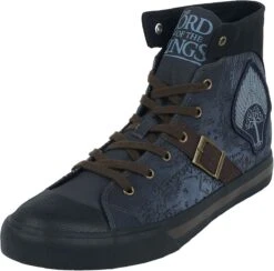 "Rohan Gondor Map" Sneakers High Blue By The Lord Of The Rings