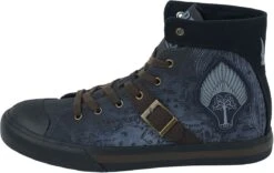 "Rohan Gondor Map" Sneakers High Blue By The Lord Of The Rings -Fashionable Men's Clothing Store 514274a4