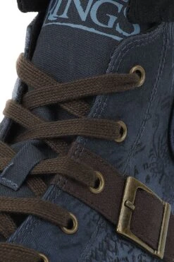 "Rohan Gondor Map" Sneakers High Blue By The Lord Of The Rings -Fashionable Men's Clothing Store 514274d