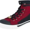 "Full Speed Ahead" Sneakers High Red-black By Star Trek -Fashionable Men's Clothing Store 514323a