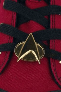 "Full Speed Ahead" Sneakers High Red-black By Star Trek -Fashionable Men's Clothing Store 514323d