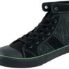 "Code" Sneakers High Black By The Matrix -Fashionable Men's Clothing Store 514331a