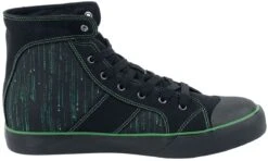 "Code" Sneakers High Black By The Matrix -Fashionable Men's Clothing Store 514331a3