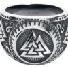 "Celtic Knots" Ring Silver-coloured By EtNox Hard And Heavy 2 "Celtic Knots" Ring Silver-coloured By EtNox Hard And Heavy -Fashionable Men's Clothing Store 515682a