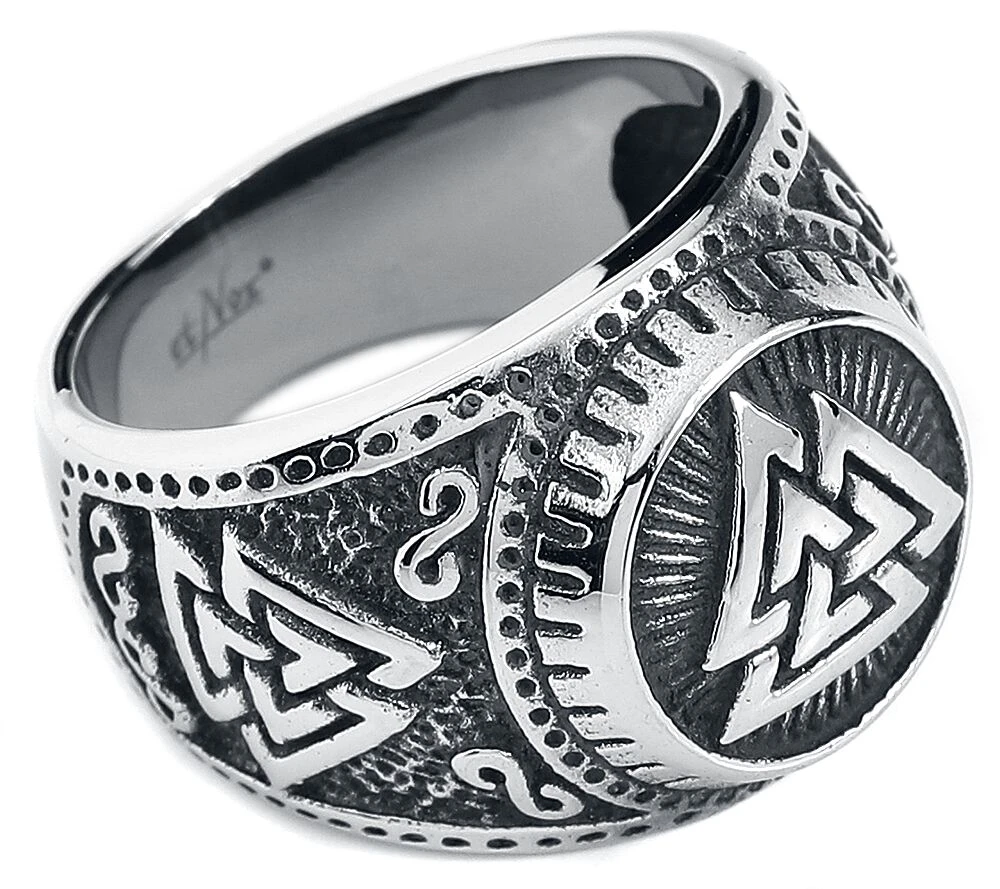 "Celtic Knots" Ring Silver-coloured By EtNox Hard And Heavy 4 "Celtic Knots" Ring Silver-coloured By EtNox Hard And Heavy - Image 2