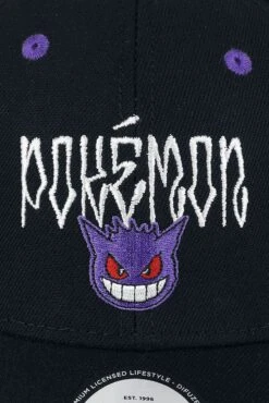 "Gengar" Cap Black By Pokémon -Fashionable Men's Clothing Store 515724d