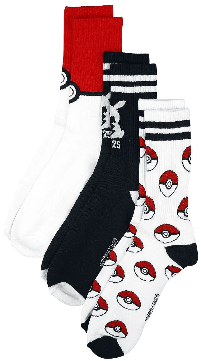 "Sport Socks" Socks Multicolour By Pokémon 3 "Sport Socks" Socks Multicolour By Pokémon